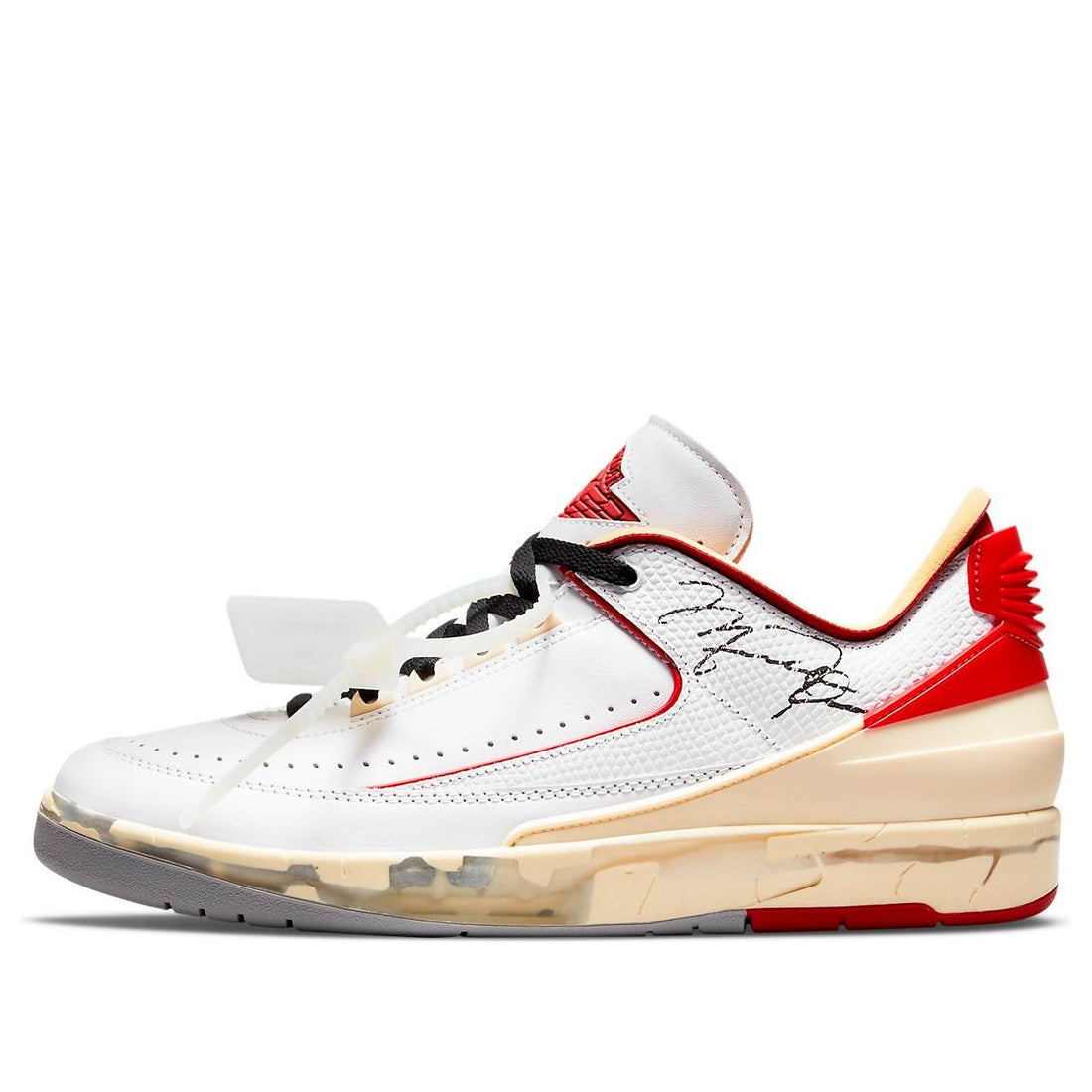 Air Jordan 2 Retro Low SP x x Off-White 'White Varsity Red' (Men's)