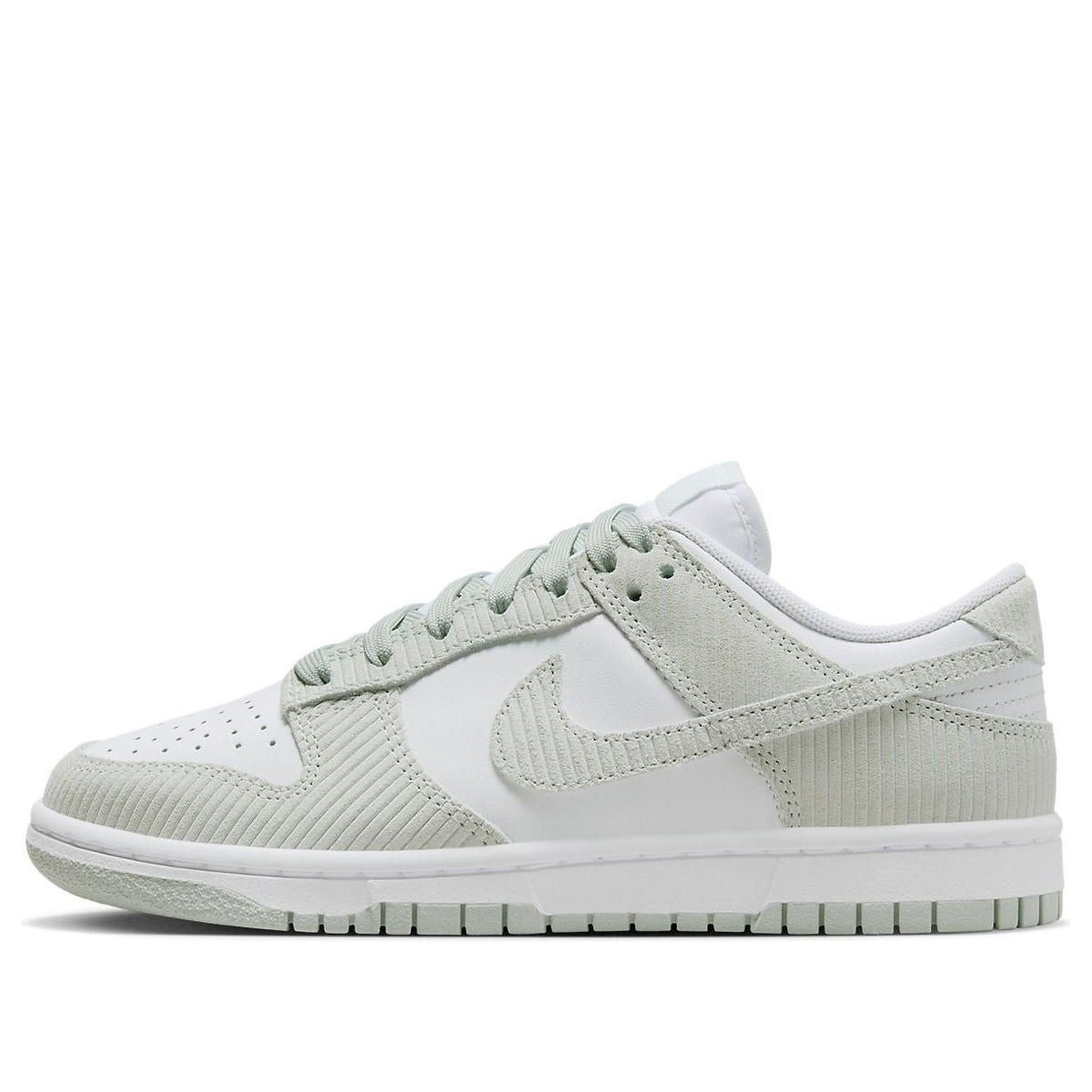 Nike Dunk Low Light Silver Corduroy 'White/Light Silver' (Women's)