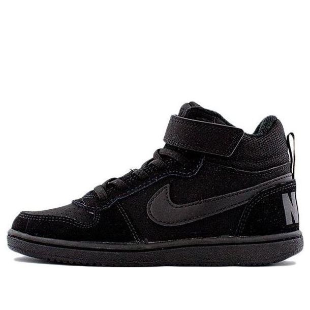 Nike Court Borough Mid PS 'Triple Black' (PS)