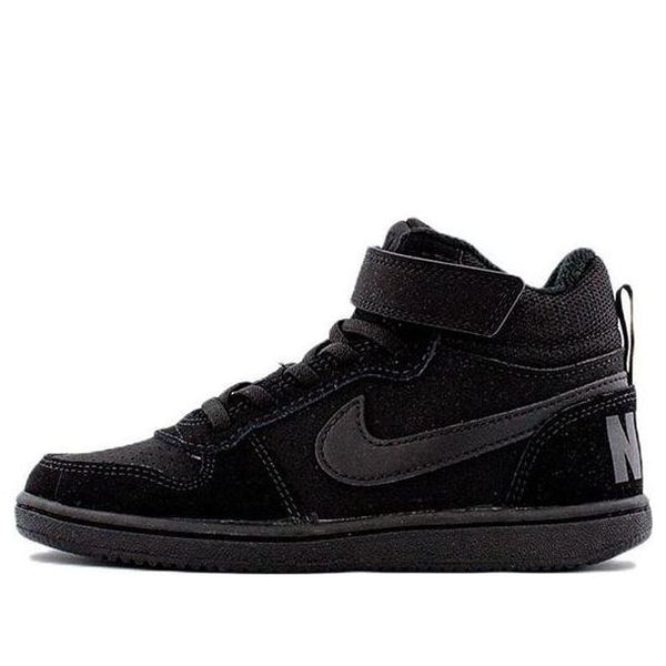 Nike Court Borough Mid PS 'Triple Black' (PS)