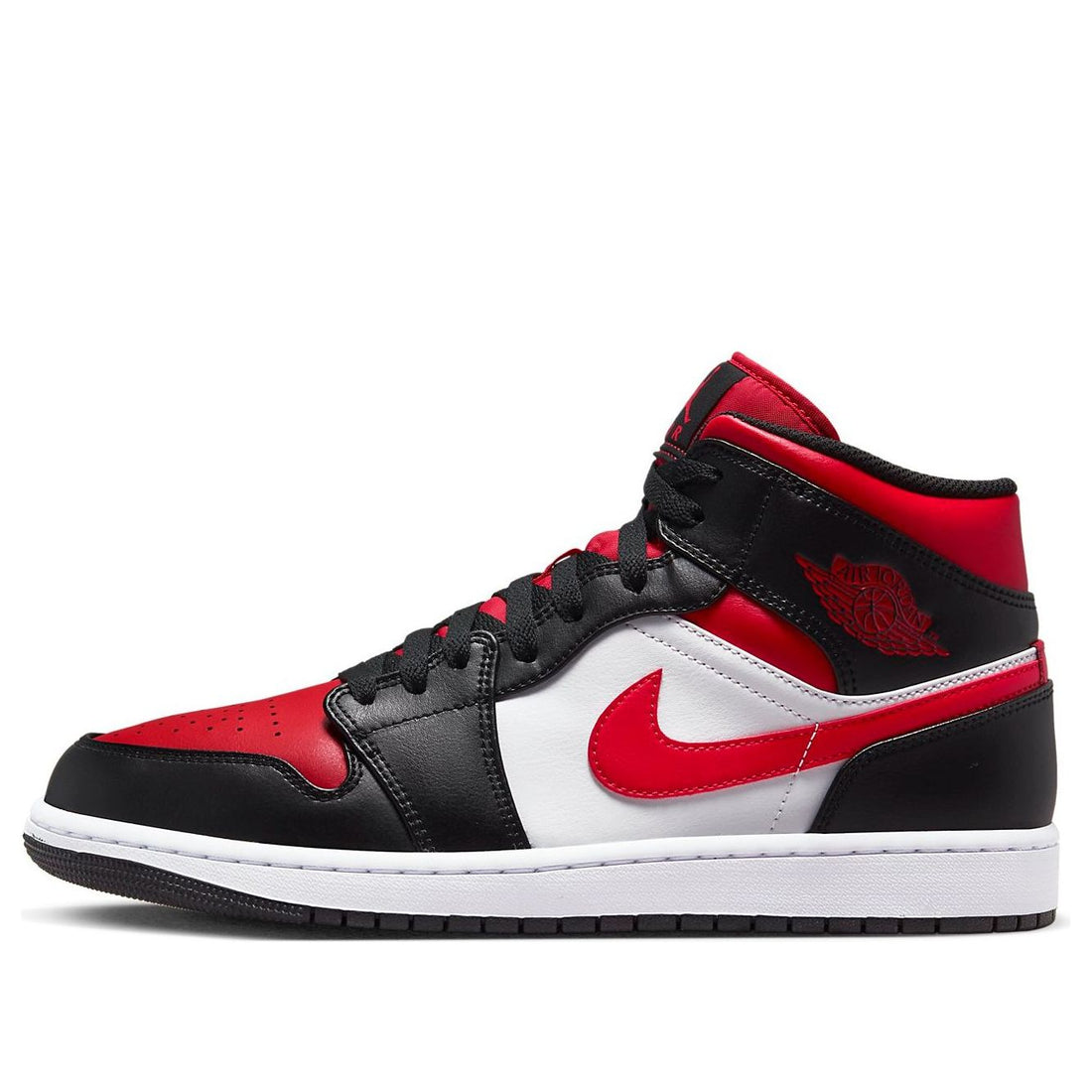 Nike Air Jordan 1 Mid 'Bred Toe' (Men's)