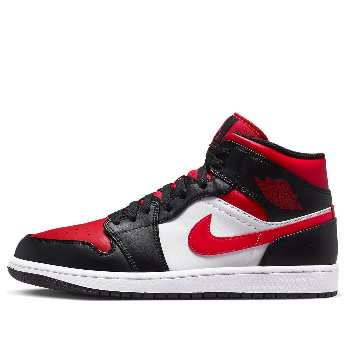 Nike Air Jordan 1 Mid 'Bred Toe' (Men's)