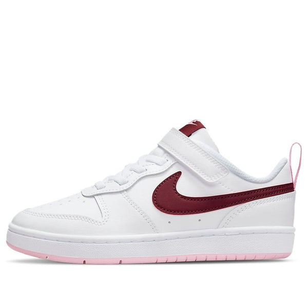 Nike Court Borough Low 2 'White Dark Beetroot' (TD & PS)