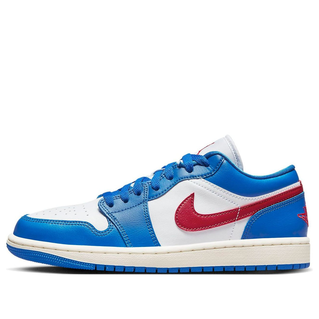 Jordan 1 Low Sport Blue Gym Red (Women's)