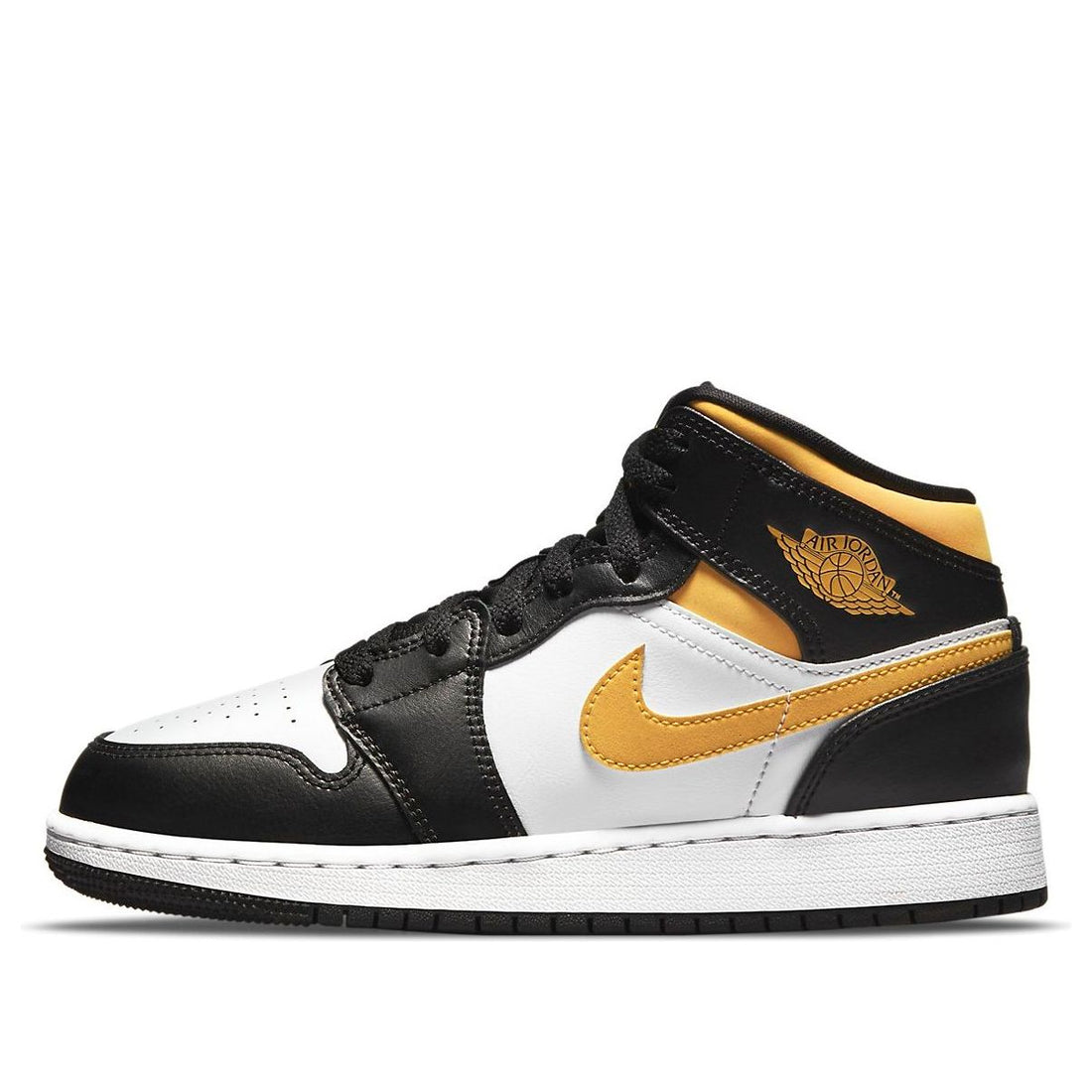 Air Jordan 1 Mid 'Black University Gold' (GS)