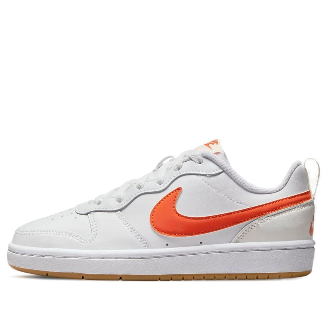 Nike Court Borough Low 2 'White Orange' (GS)