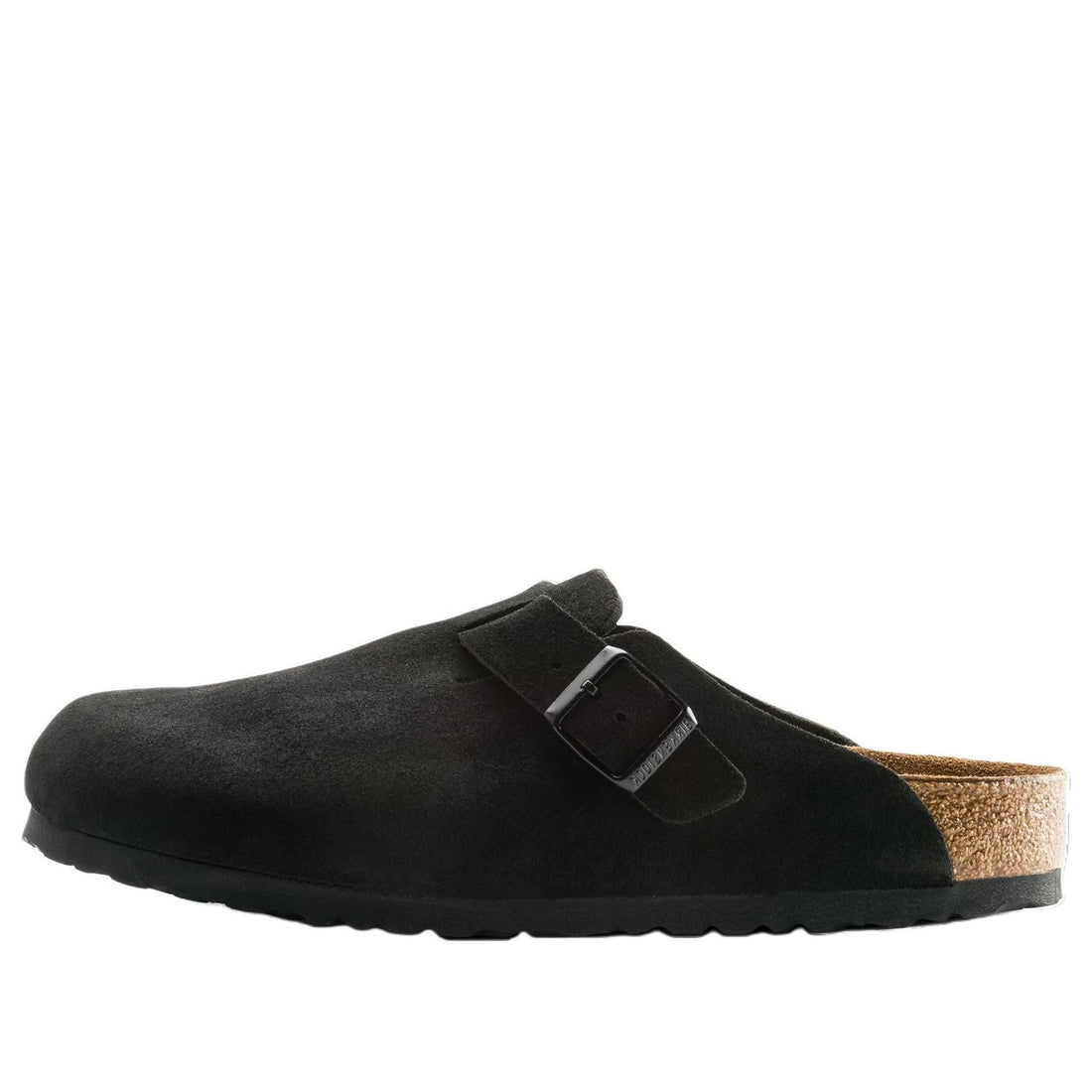 Birkenstock Boston Soft Footbed Suede Black (Men's)