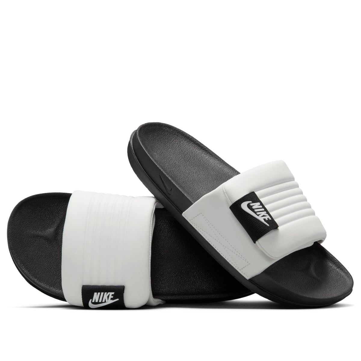 Nike Offcourt Adjust Slides Black White (Men's)