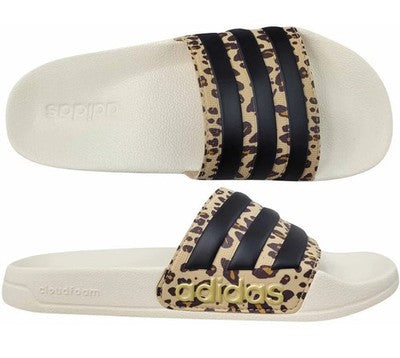 NO BOX Adidas Adilette Shower Mens Leopard Print