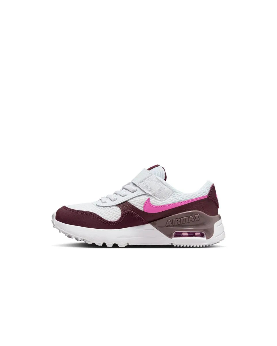 Nike Air Max SYSTM 'White Burgundy Crush Pink' (TD, PS)